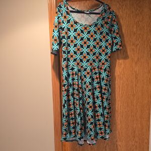 Lularoe Nicole Dress EUC